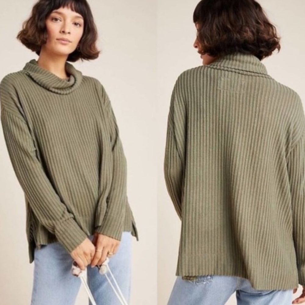Maeve by Anthropologie Vanna Cowl Neck Pullover